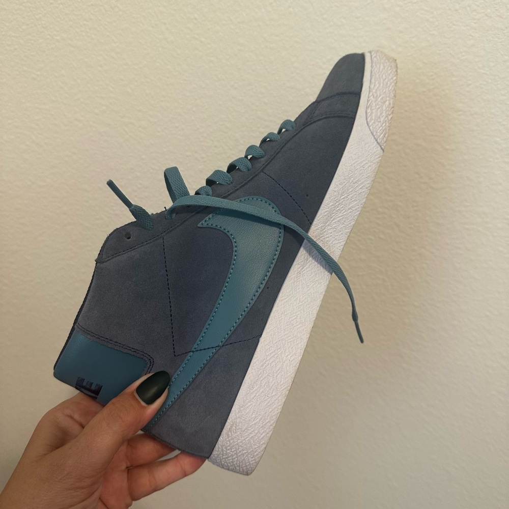 Nike Blue and White Blazers